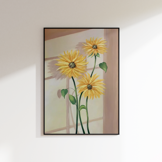 Morning Sunflower Oil Painting