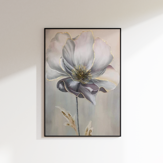 Gold Flower Oil Painting