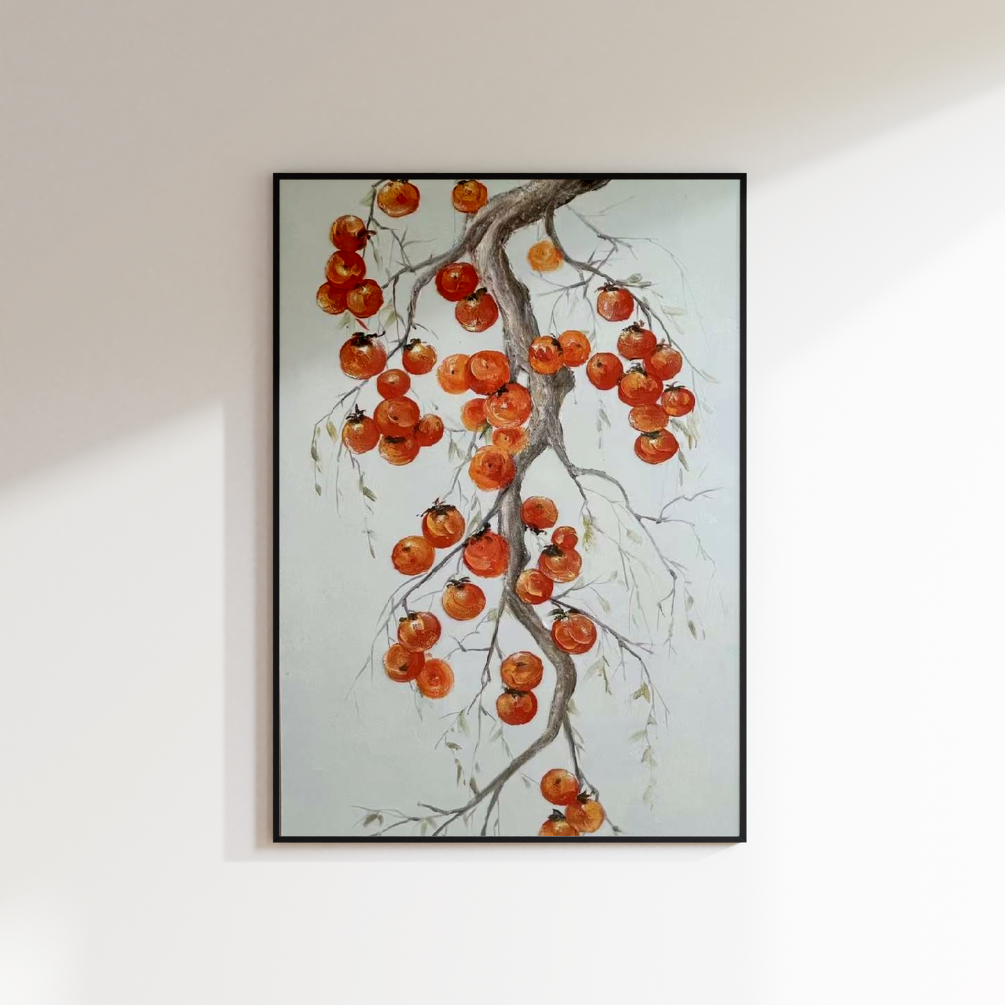 Cherry Branch Oil Painting