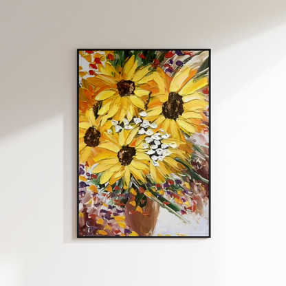 Sunflower Oil Painting