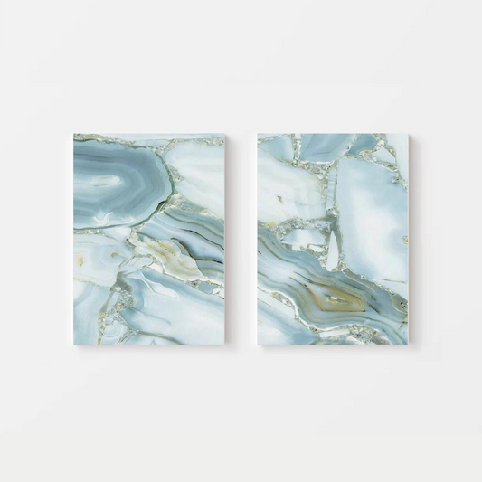 Blue Agate Canvas