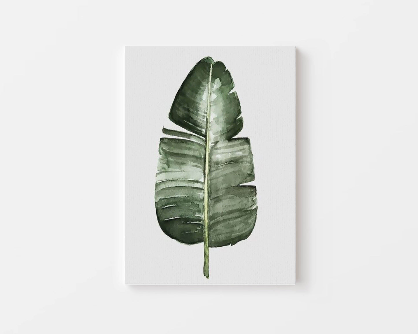 Watercolour Leaves Canvas