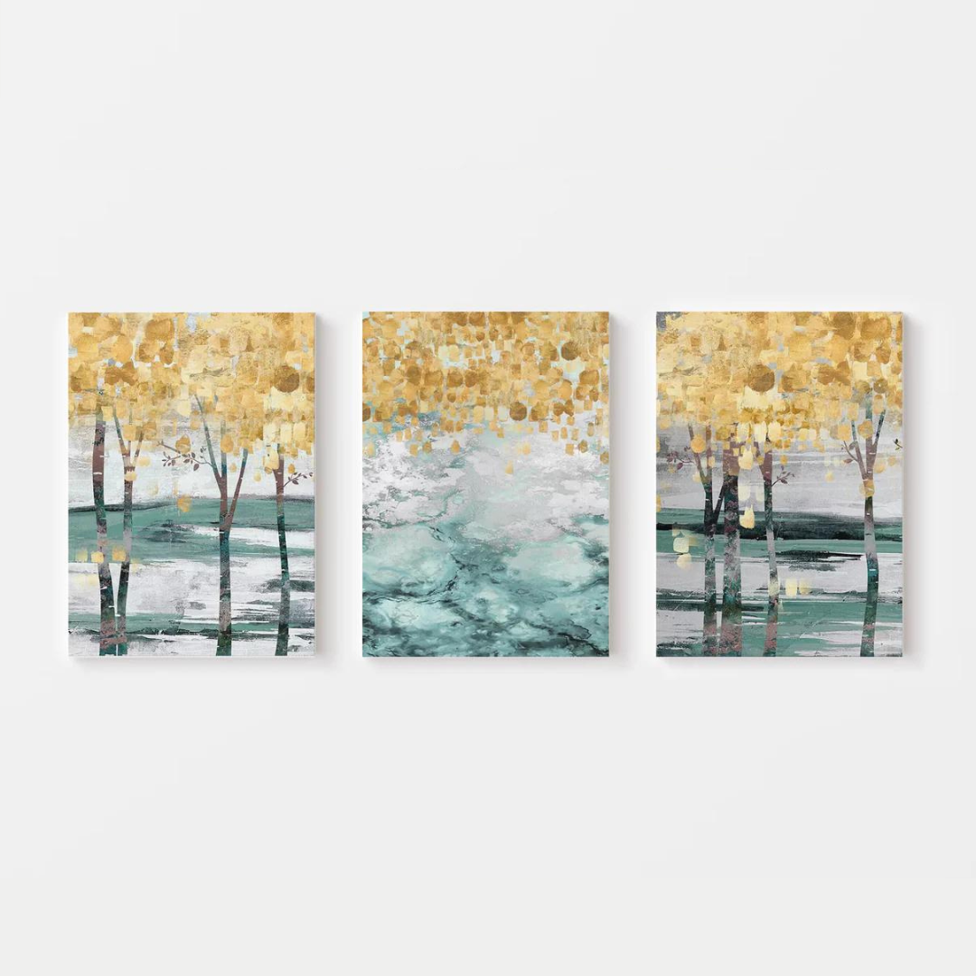 Golden Forest Canvas