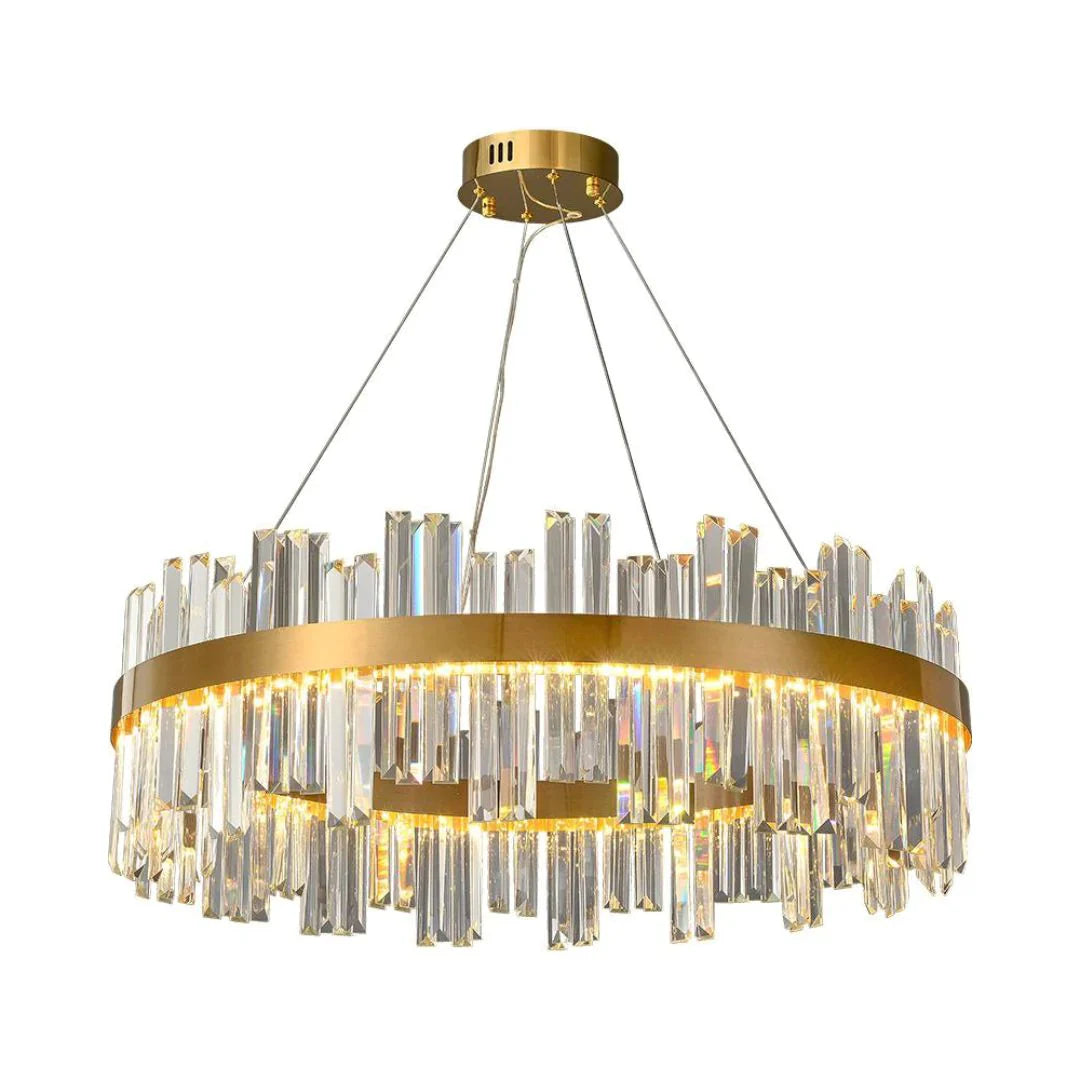 Clear Crystal Modern Chandelier Light