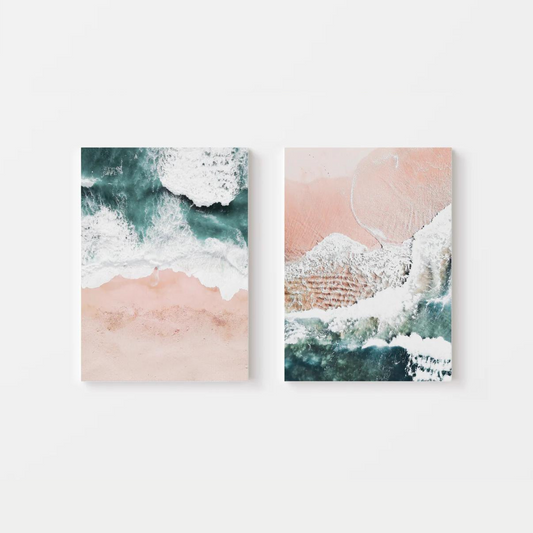 Splashing Waves Canvas