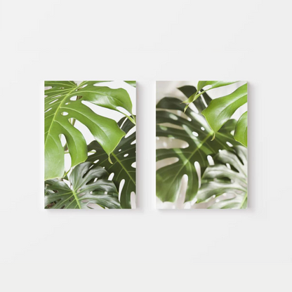 Tropical Leaves Canvas