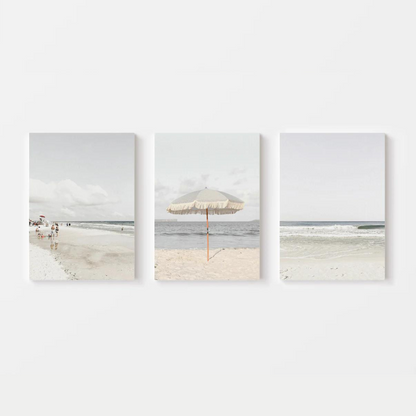 Neutral Beach Canvas