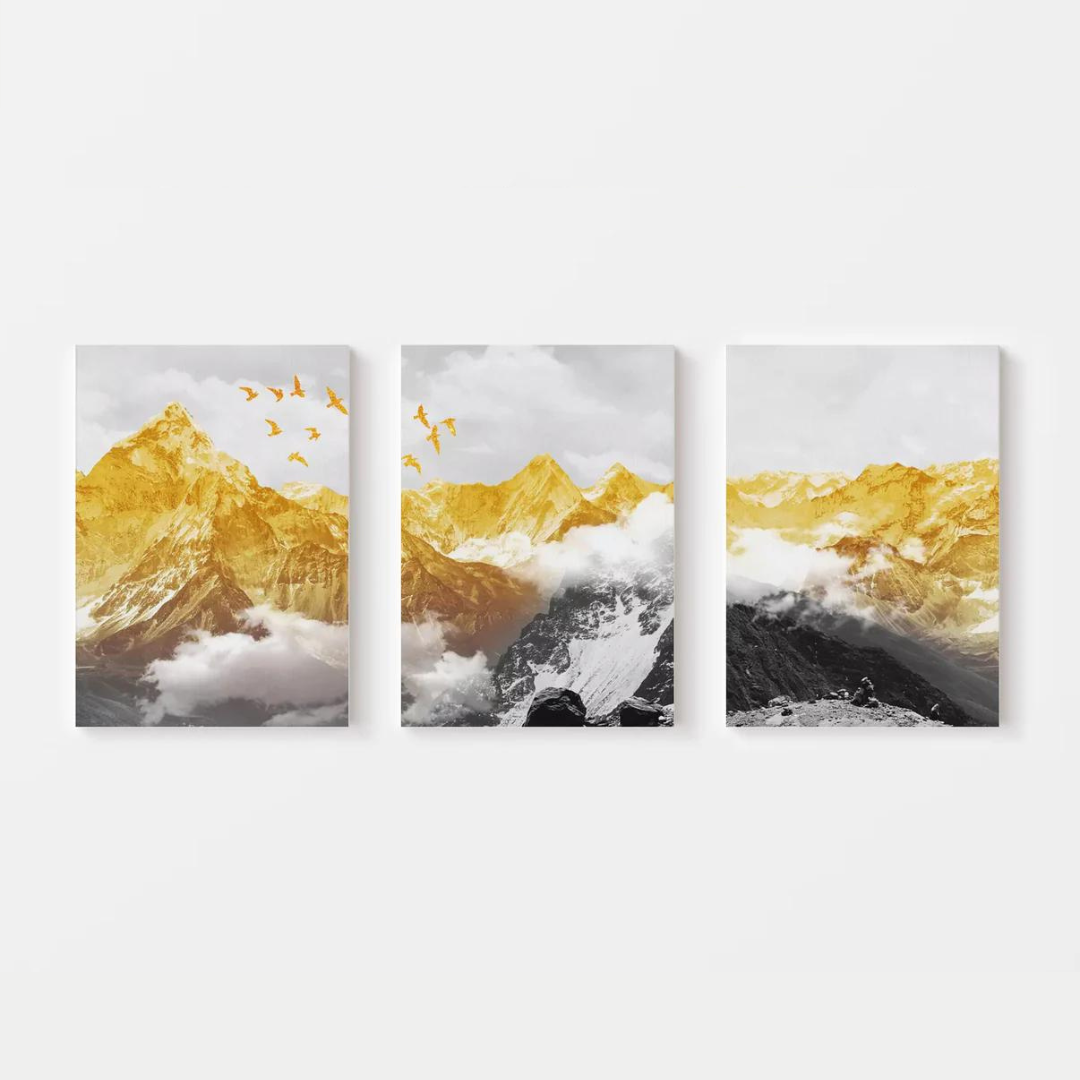 Golden Mountain Canvas