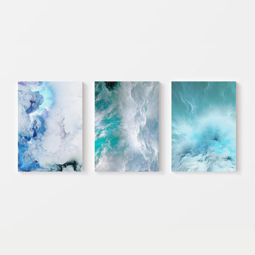 Abstract Waves Canvas