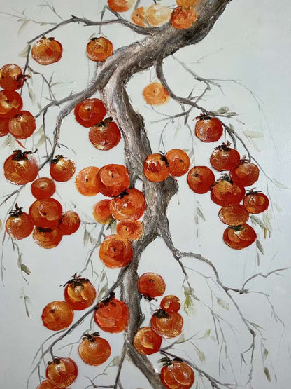 Cherry Branch Oil Painting