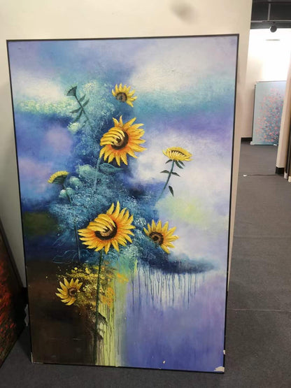 Majestic Flower Oil Painting