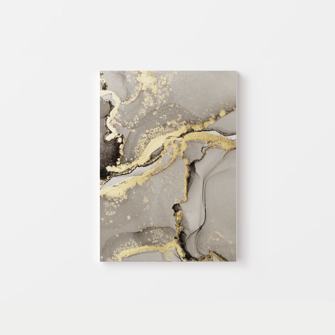 Golden Marble Canvas