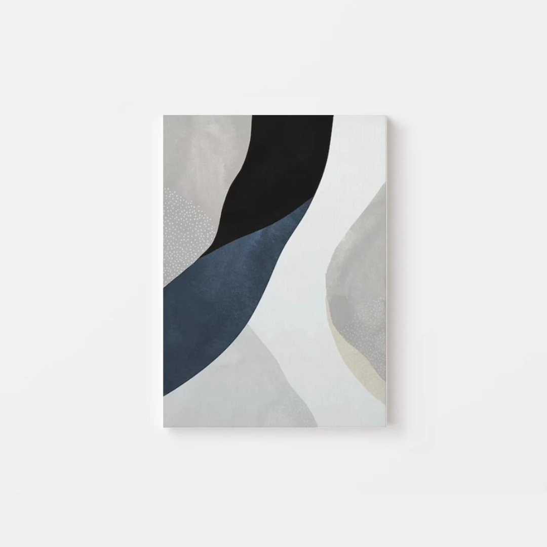 Abstract Navy Canvas