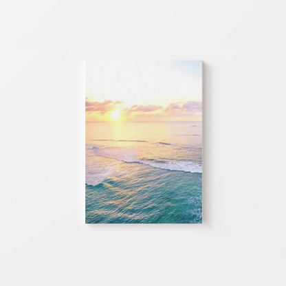 Sunset Beach Island Canvas