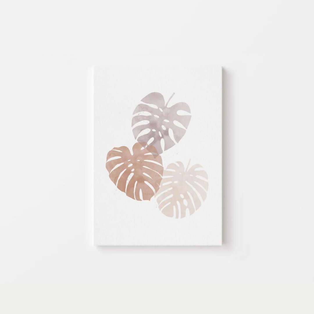 Monstera Watercolor Canvas