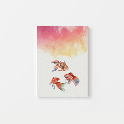 Watercolour Koi Canvas