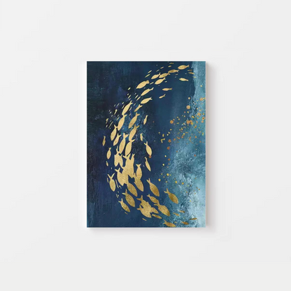 Abstract Goldfish Canvas