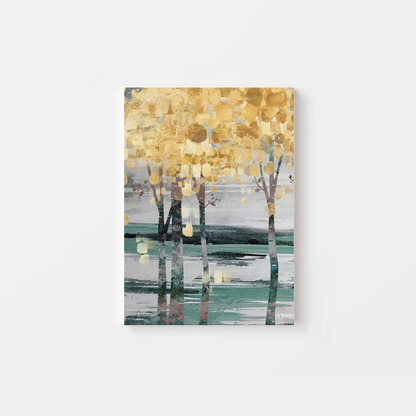 Golden Forest Canvas