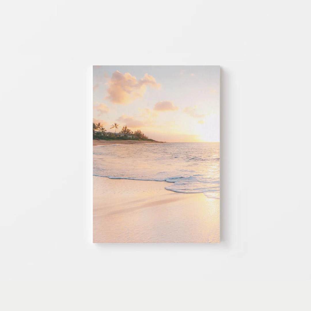 Beach Of Dawn Canvas