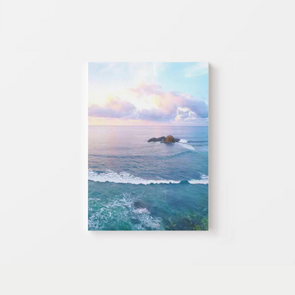 Sunset Beach Island Canvas