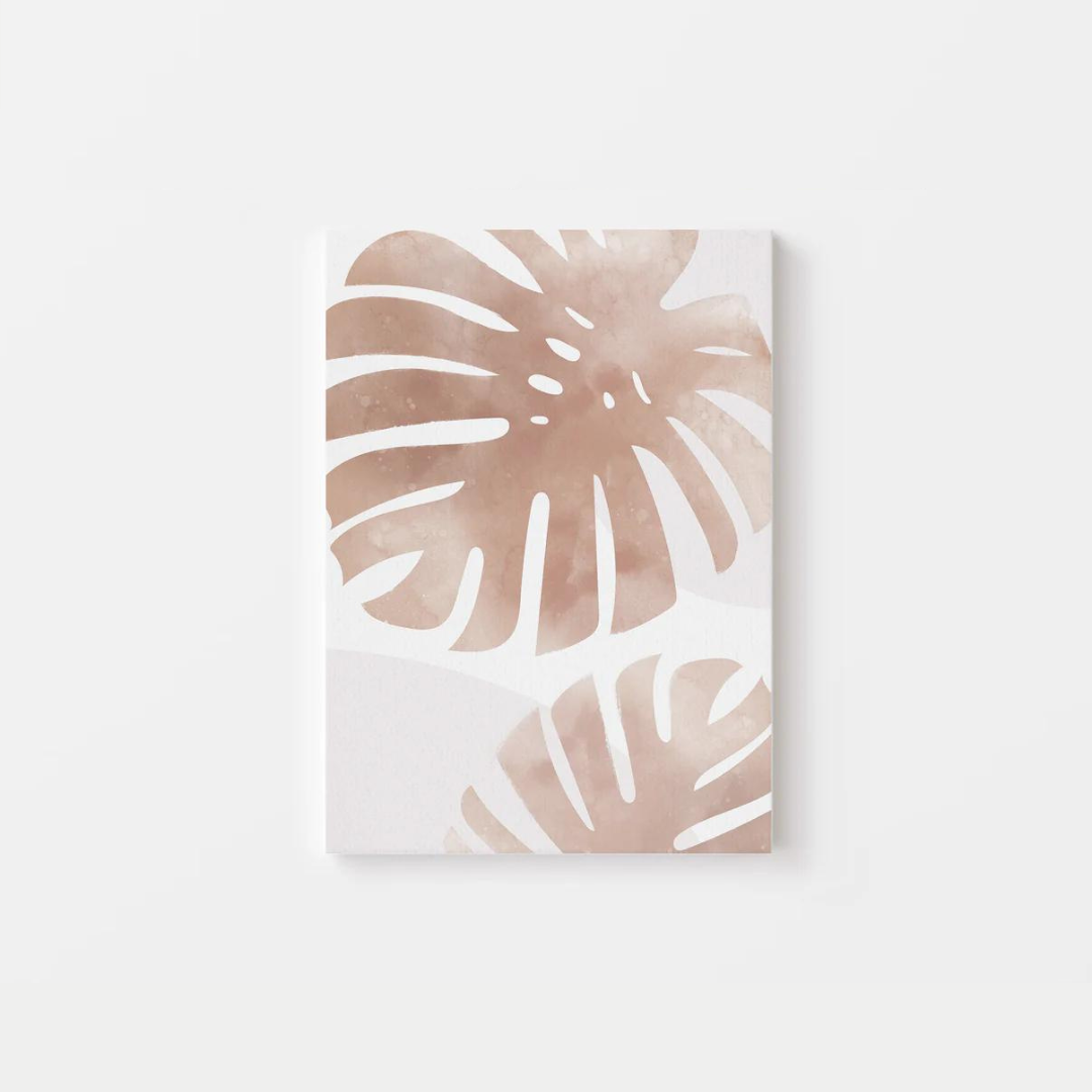 Monstera Watercolor Canvas