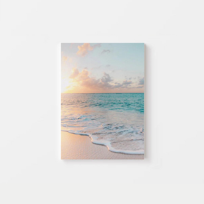 Beach Of Dawn Canvas