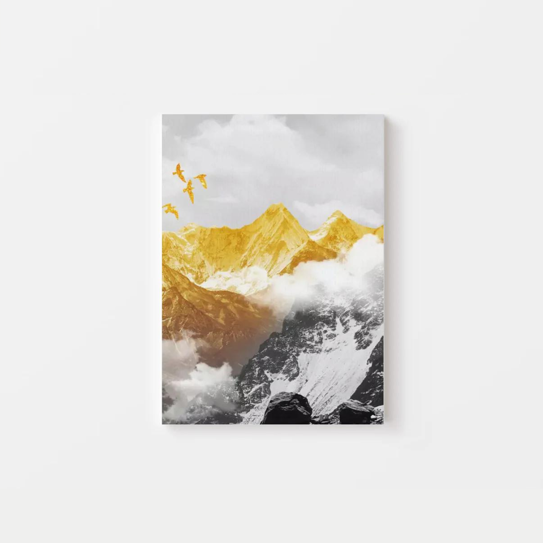 Golden Mountain Canvas