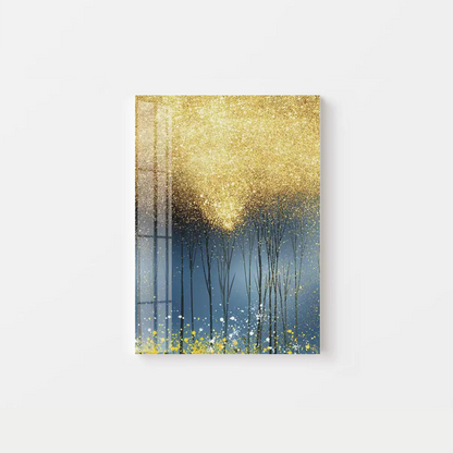 Golden Night Tree Canvas