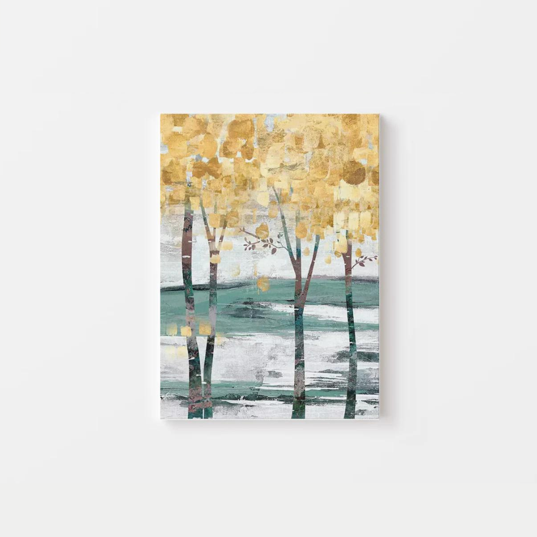 Golden Forest Canvas