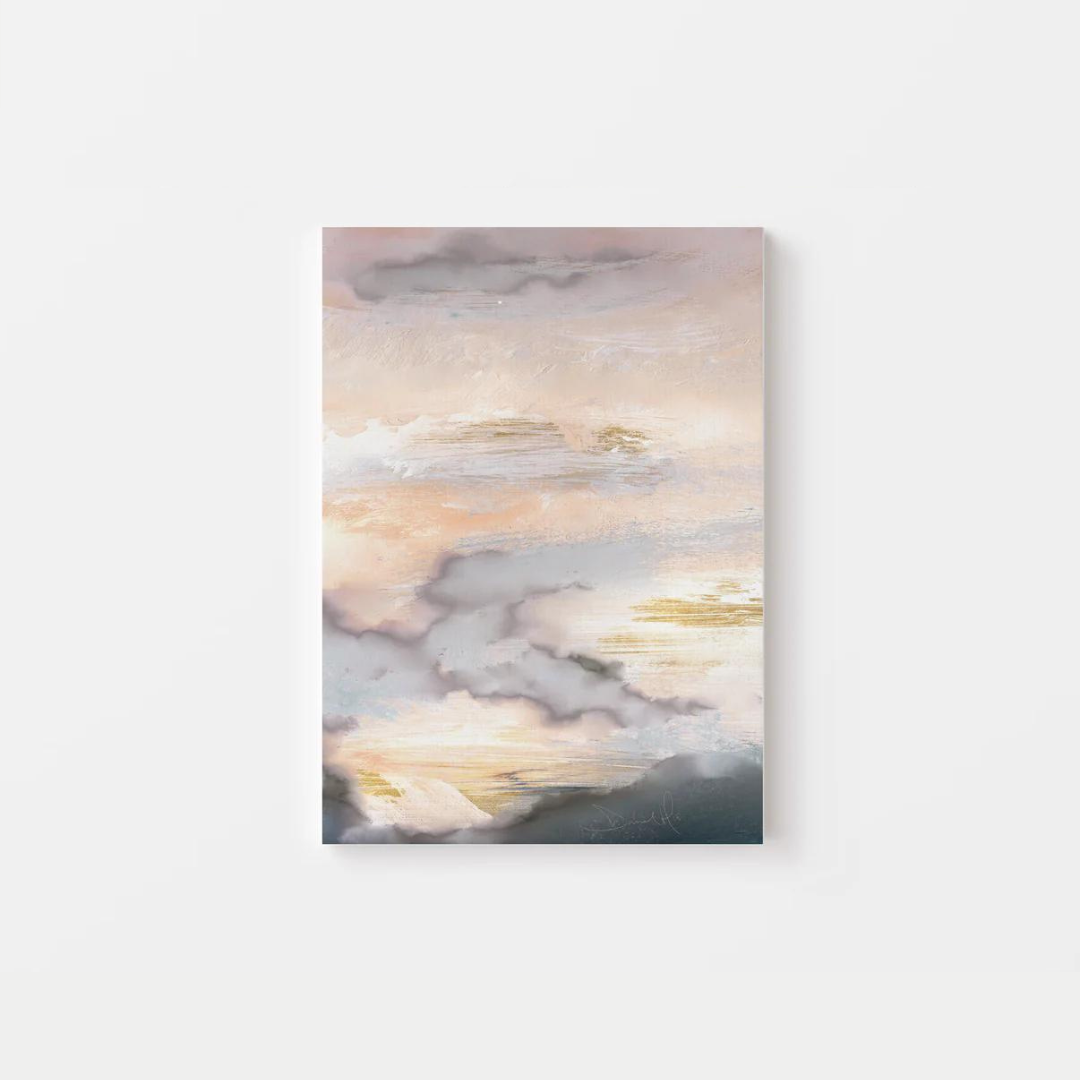 Abstract Blush Pink Canvas