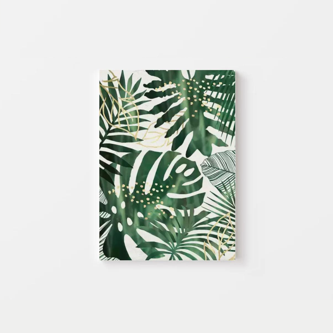 Minimalist Cactus Leaf Canvas