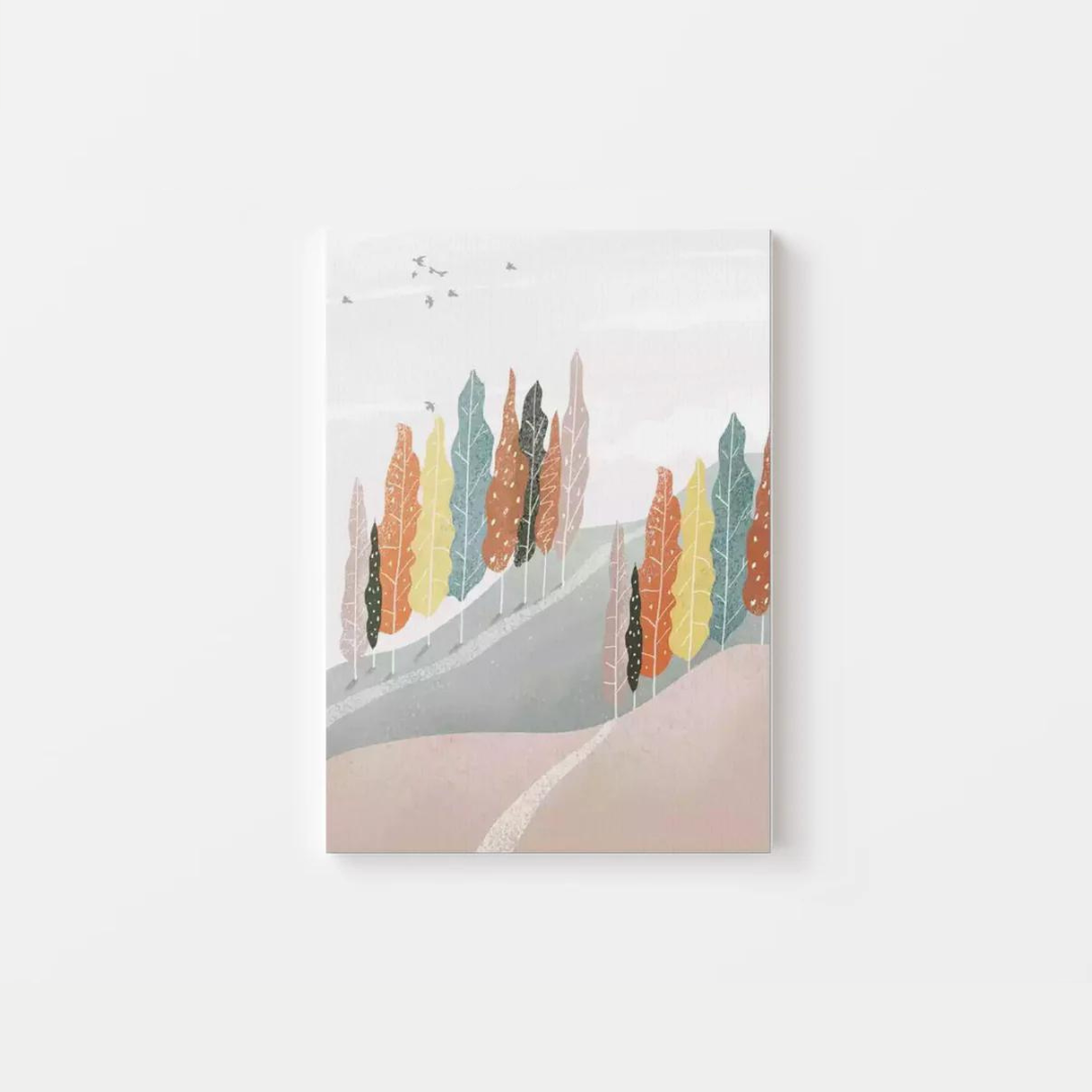 Illustration Hike Canvas