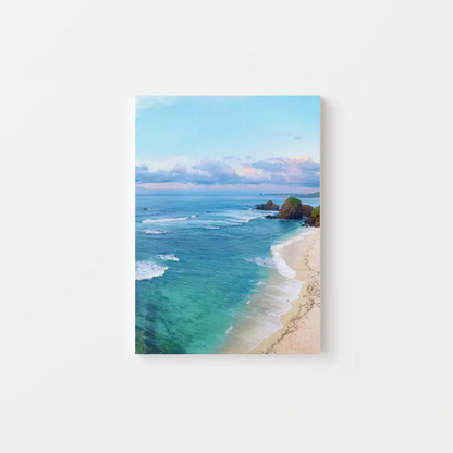 Sunset Beach Island Canvas