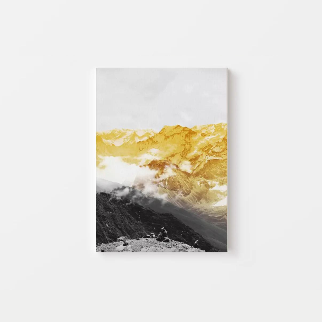 Golden Mountain Canvas