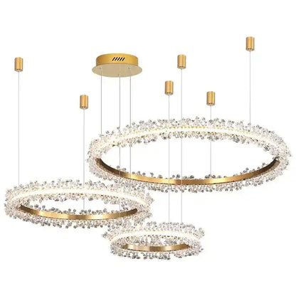 Flower Ring Modern Chandelier Light