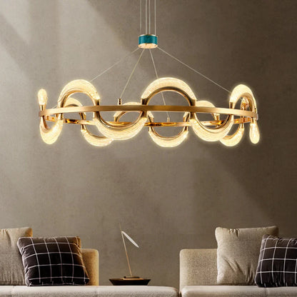 Luxury Curve Modern Chandelier Light