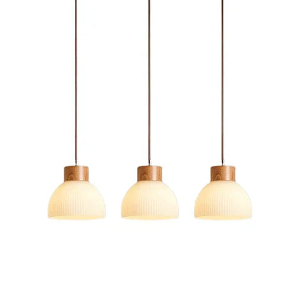 White Glass Hanging Pendant Light