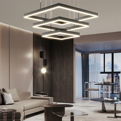 Square Modern Chandelier Light