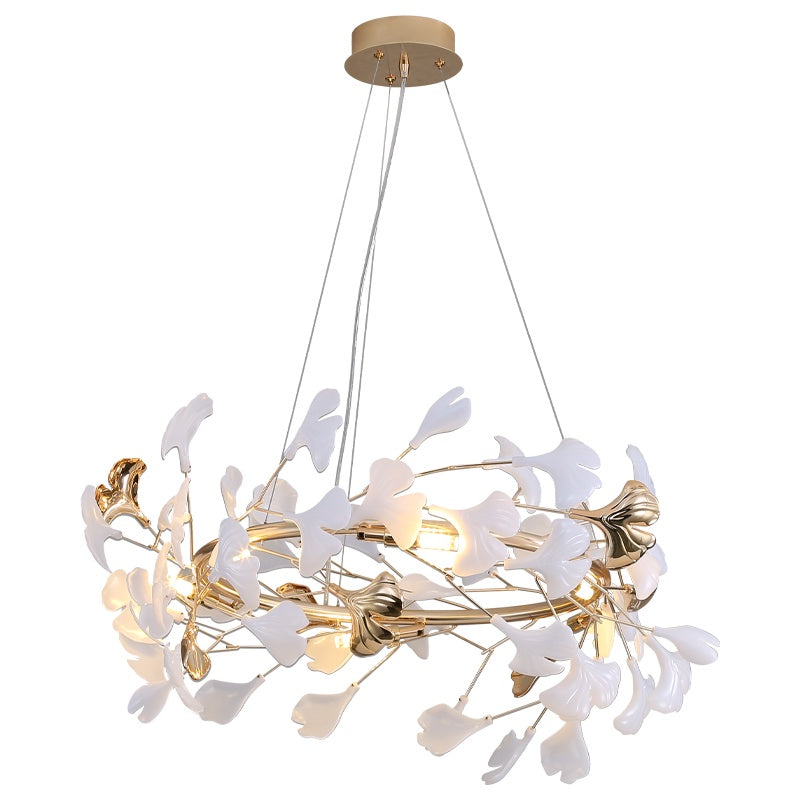 Ginkgo Leaf Modern Chandelier Light