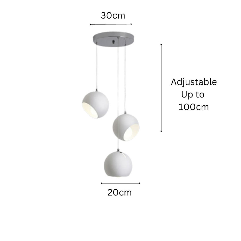 Nordic Sphere Hanging Pendant Light