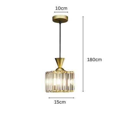 Mini Crystal Hanging Pendant Light