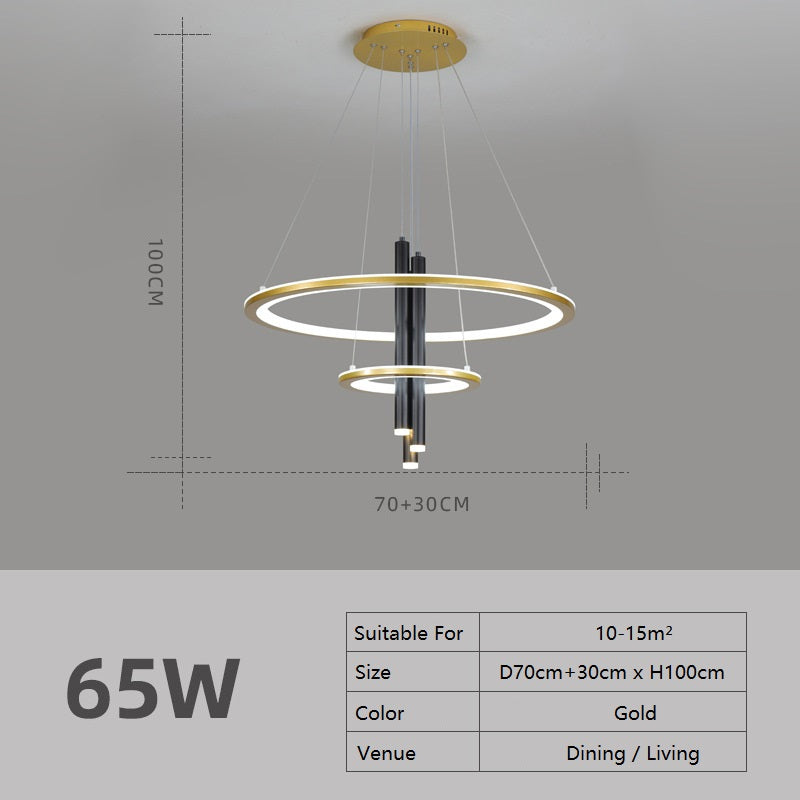 Circular Candle Modern Chandelier Light