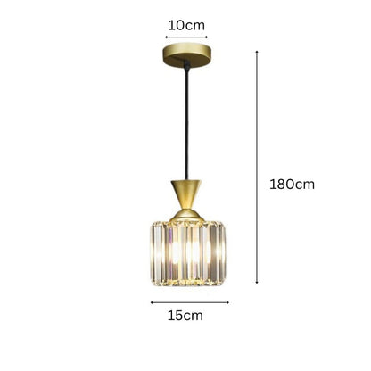 Mini Crystal Hanging Pendant Light