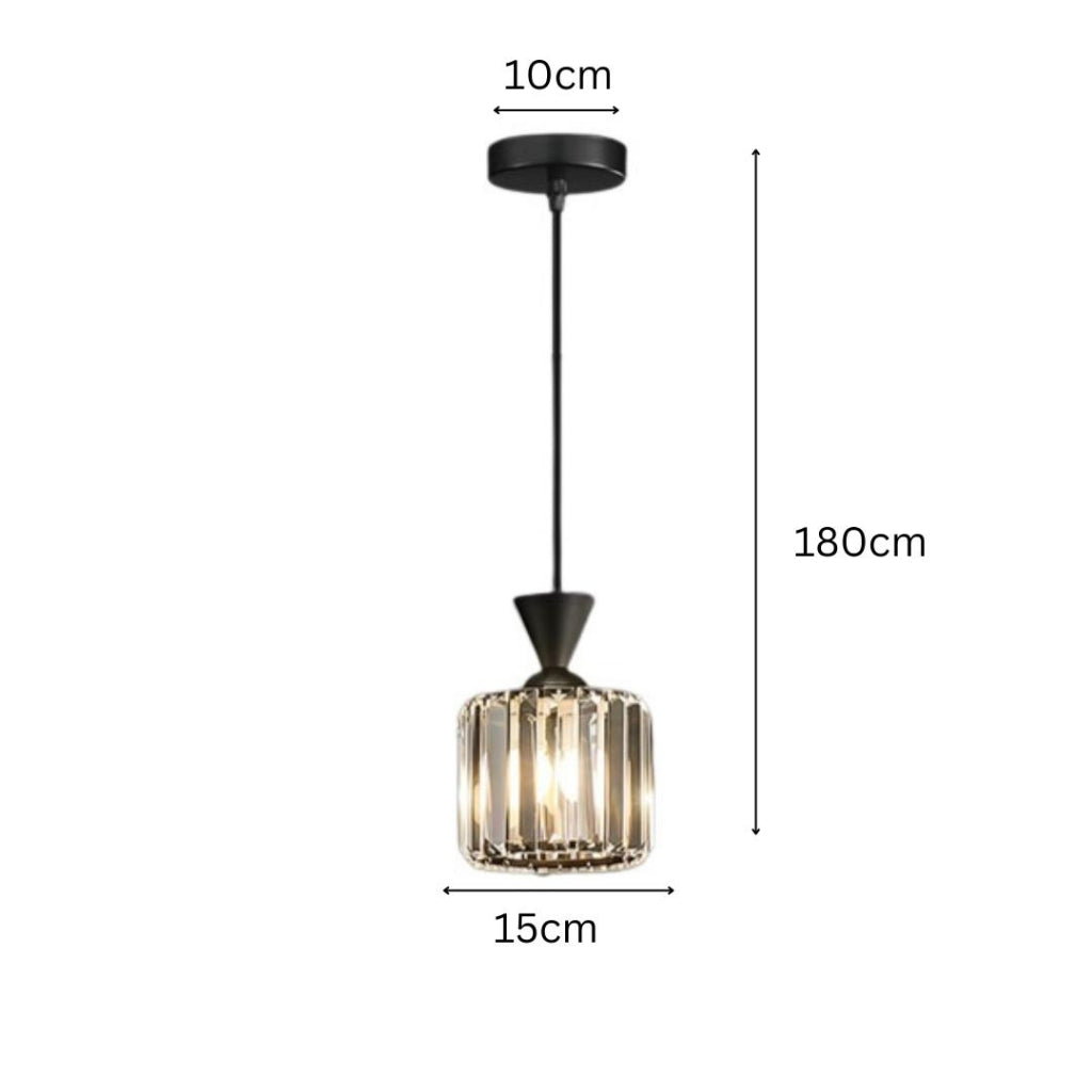 Mini Crystal Hanging Pendant Light