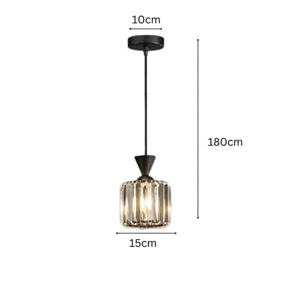 Mini Crystal Hanging Pendant Light