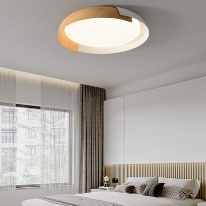 Wood Grain Ceiling Lamp Light