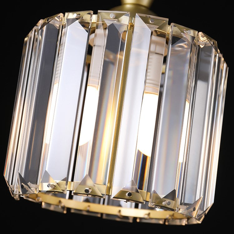 Mini Crystal Hanging Pendant Light