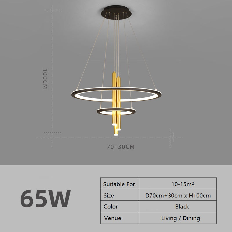 Circular Candle Modern Chandelier Light