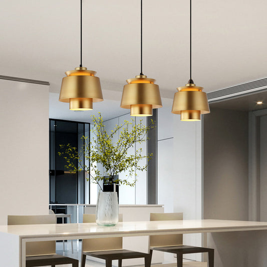 Brass Gold Hanging Pendant Light