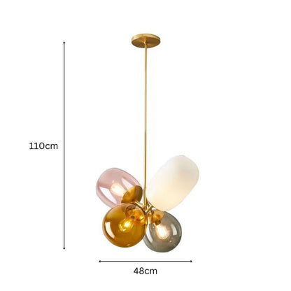 Glass Balloon Hanging Pendant Light